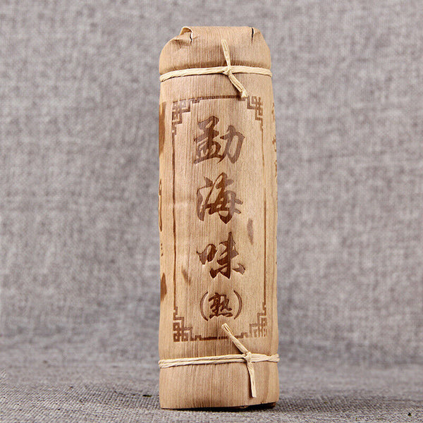 HelloYoung Column Tea Cake Ripe Tea Fermented Craft Tea Top-grade Small Pu'er Tea 200g