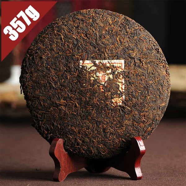 357g Arbor Eco King Ripe Puer Tea,2006 Yr Bulang Mountain Shu Puerh Tea