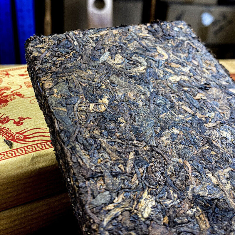 Pu'er Tea Cooked Tea Jinbanzhang Jinya Tea Brick 250g Puerh Tea Cooked Pu-er Tea Secondary image