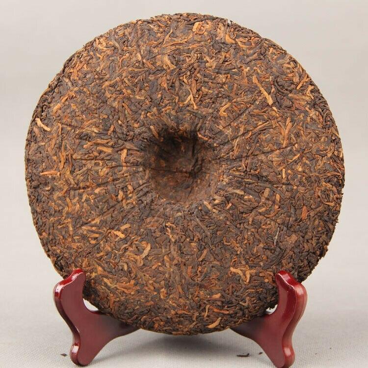 357g Menghai Palace Golden Ripe Puer Tea,2017 Gong Ting Jin Ya Shu Puer Tea