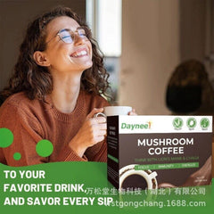 Natural Premium Quality Mushroom Organic Instant Coffee Sealed Packaging