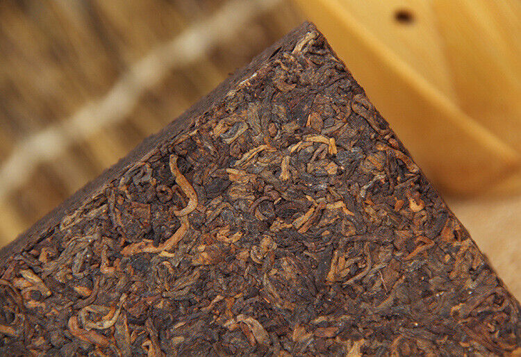 HelloYoung Yunnan Puerh Tea Mengku Ancient Tree Golden Bud Puerh Tea Brick 250g
