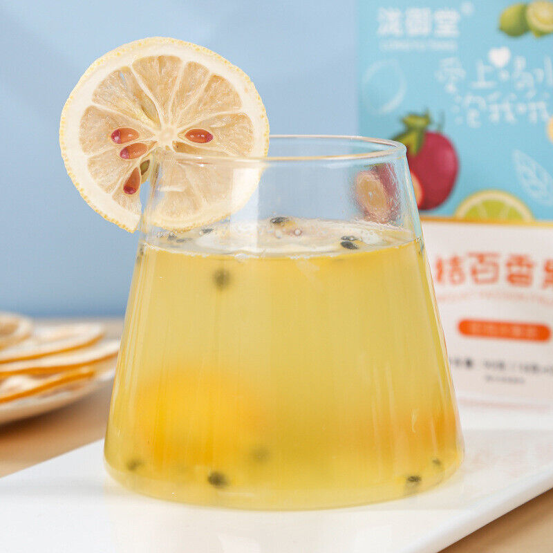 Kumquat, Passion Fruit, Green Tangerine, Lemon,and Snow Pear Cold Brew Fruit Tea