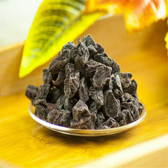 HelloYoung Flower Tea Natural Eatable Dry Dark Smoked Plum Ebony Fruit Nut New Scented Tea