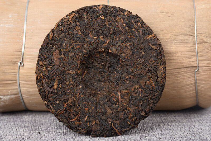HelloYoung Yunnan Tea  Ripe Puerh Tea 100g Old Puerh Ripe Tea Cake