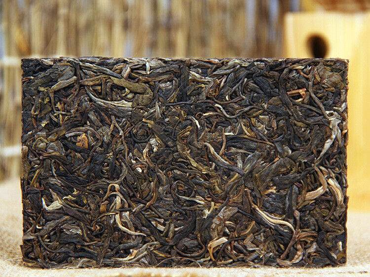 HelloYoung High Mountain Arbor Tree Cha Pu'er Tea Brick Gift Yunnan Pu-erh Green Tea 250g