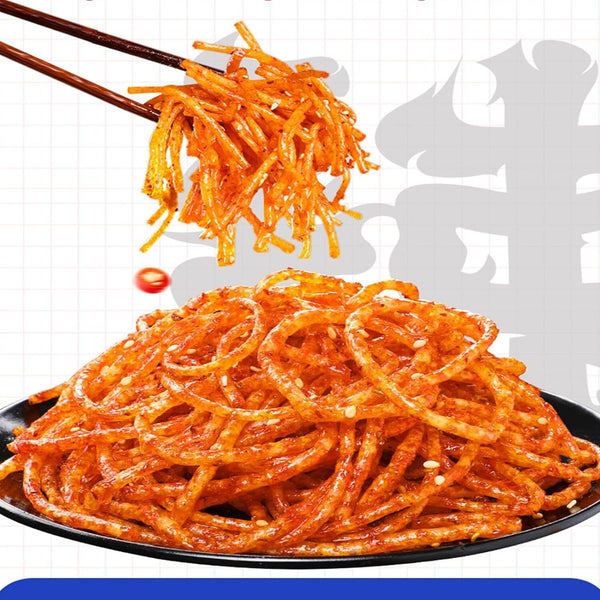 Spicy Strip Small Gluten Latiao Snack Food - Chinese Special Vegan Spicy Flavour