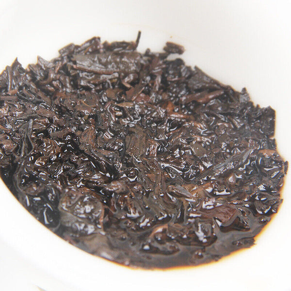 Yunnan Pu-erh Tea Aged Cake Menghai Ancient Tree Dry Storage Ripe Tea 50g
