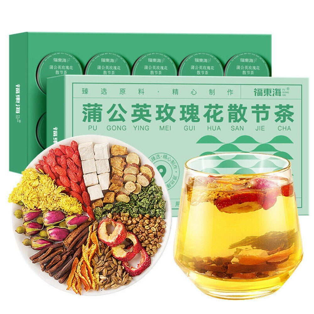Sea Dandelion Rose Herbal Tea 150g 15 Cans Wellness Blend Main image