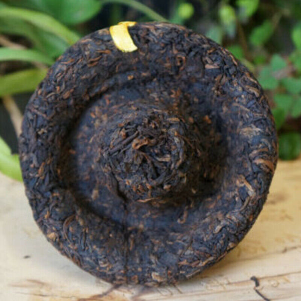 HelloYoung Big Snowy Mountain Xiaguan Mushroom Shape Aged Pu-erh Tea Cooked Ripe Puer 250g