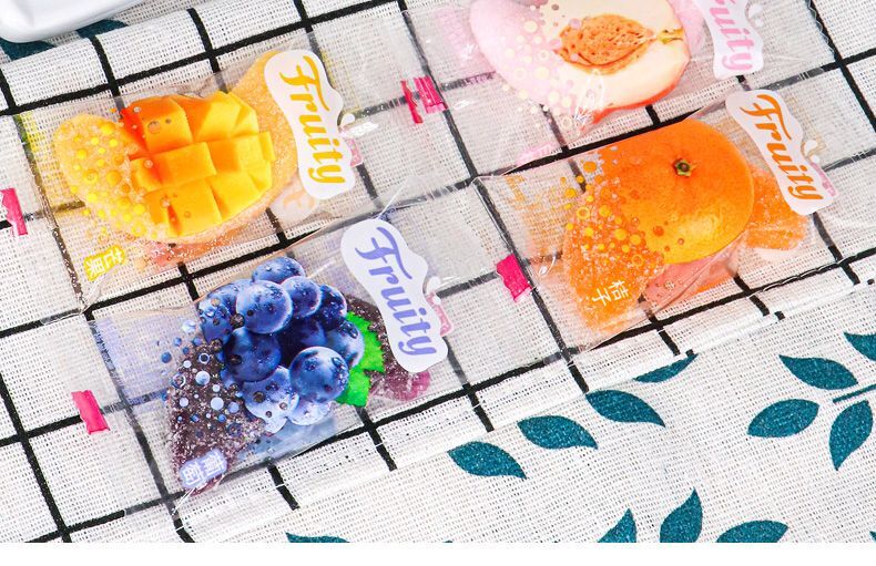 500g New Year Snack Bulk Orange Slice Gummies Fruit Flavor Mixed Soft Candy