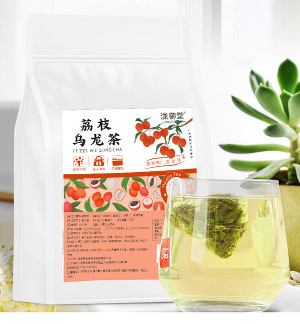 Lychee Oolong Fruit Tea Combo Cold Hot Brew Herbal Tea Bags Healthy Drink