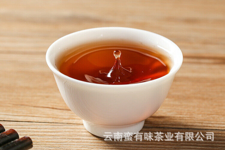 HelloYoung 357g Puerh Tea Dry Storage Ripe Tea Menghai Palace Zhen Yunnan Seven Seed Cake