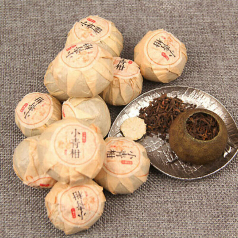 HelloYoung 100g/box Chinese XinHui "Chen Pi" Tangerine Peel Ripe Puer Tea "Gong Ting