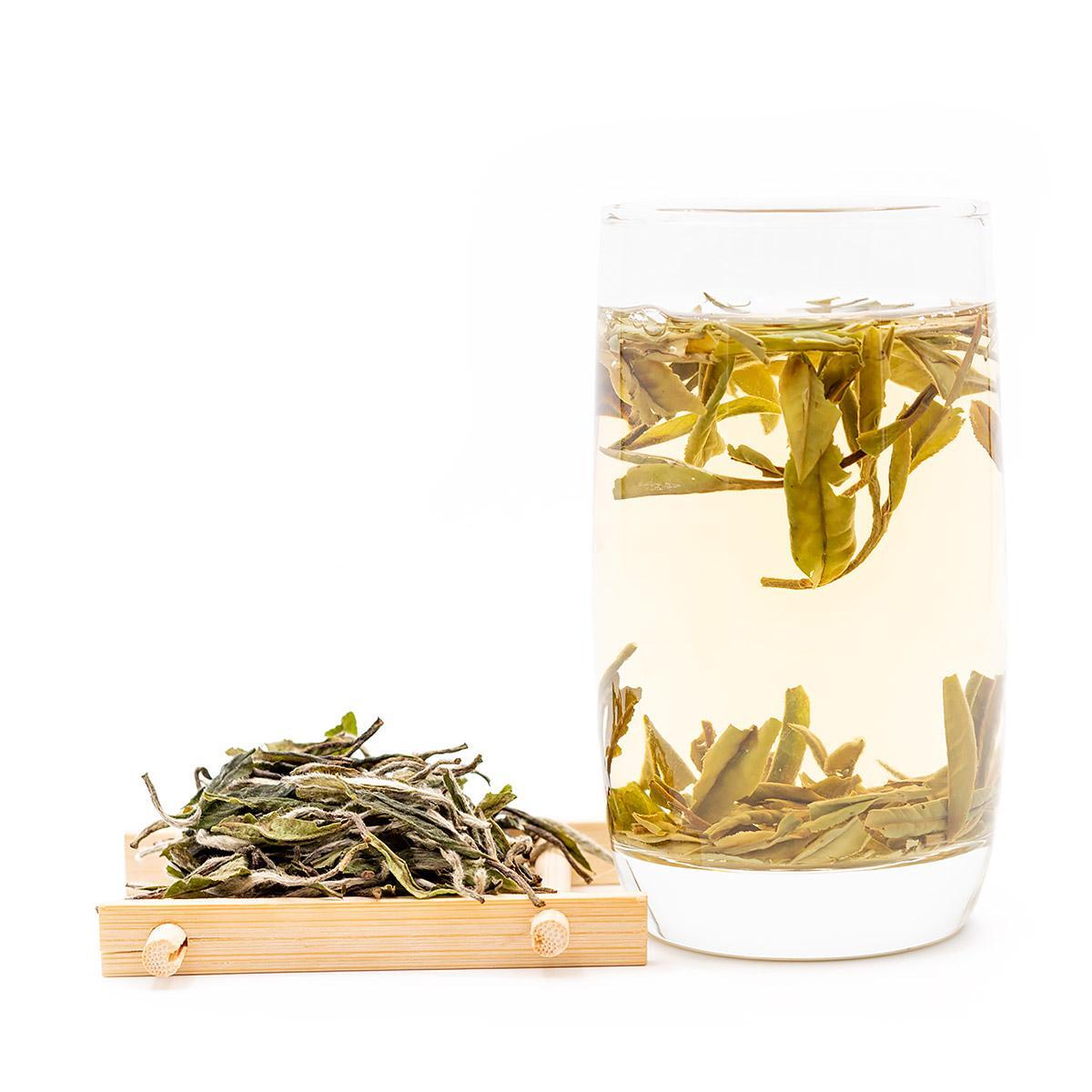 Pure handmade natural Chinese White Peony Pai Mu Tan White Tea Yuqian 1st Grade