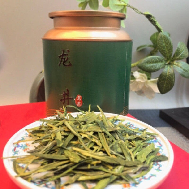 Authentic Longjing Tea Strong Bean Aroma Loose Leaf Rainy Season Premium Pieces Main image