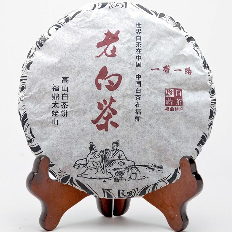 HelloYoung Old Ecology White Peony Craft Tea Cake Fuding Shoumei Bai Mu Dan White Tea 300g