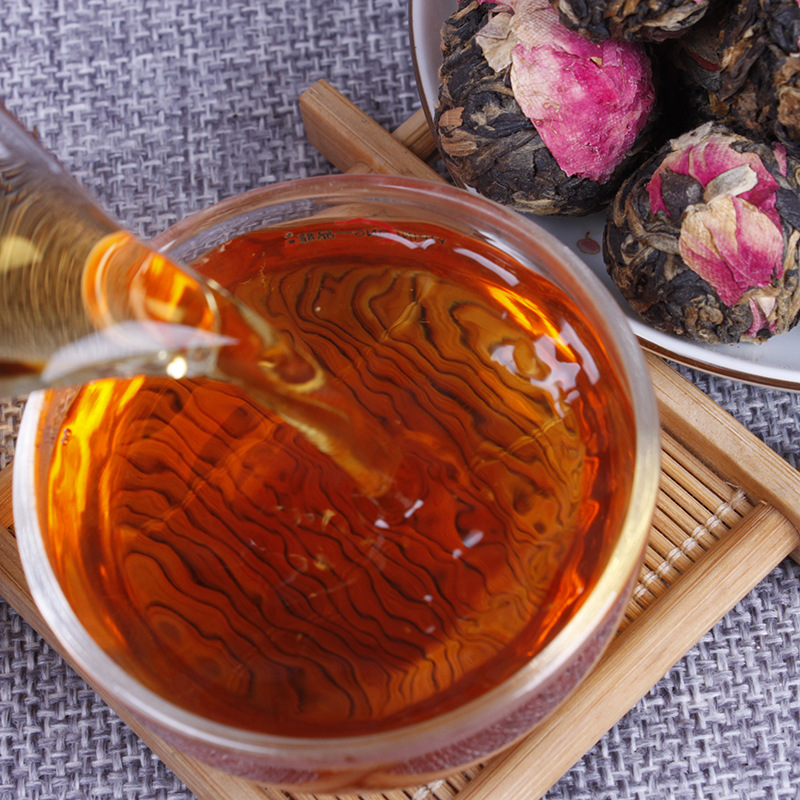 HelloYoung 500g Yunnan Longzhu Dian Hong Rose Tea Red Hydrangea Fengqing Dian Hong Longzhu