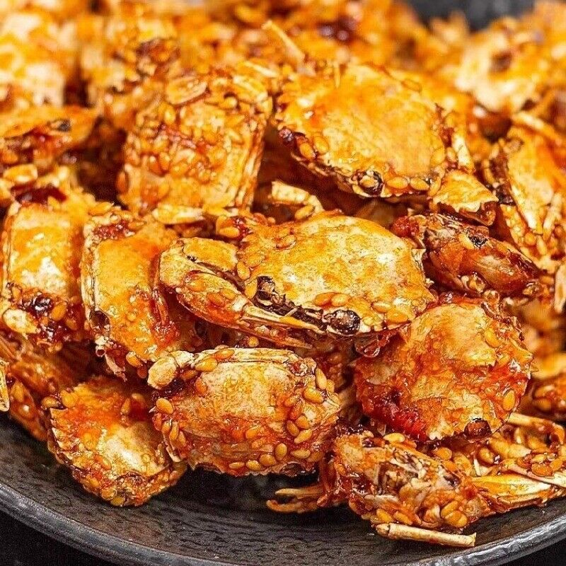 Spicy Sea Crab Ready to eat Seafood Spicy Baby Crab Snacks 香辣海蟹