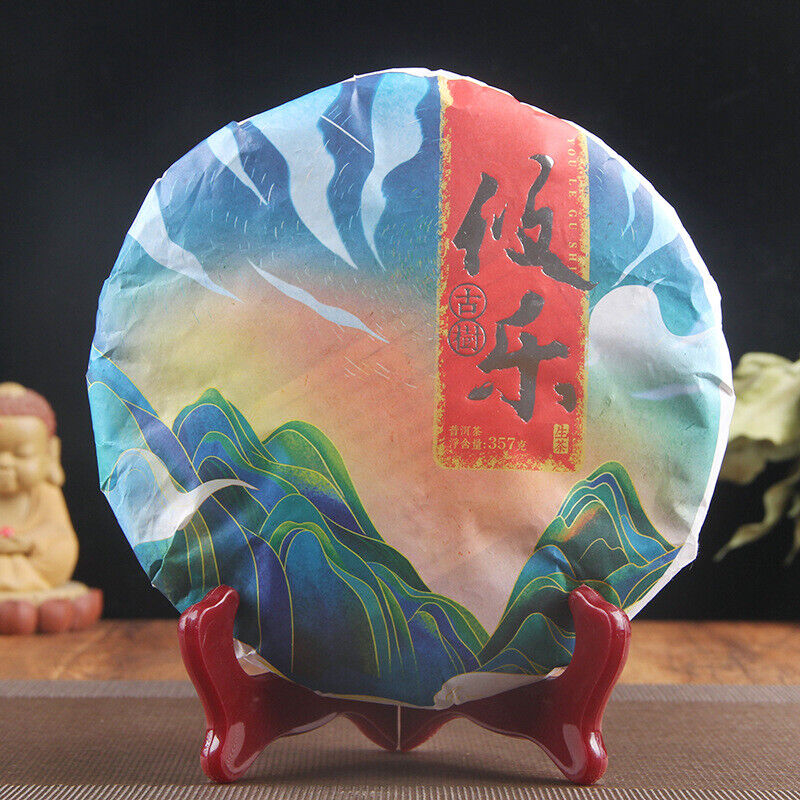 Raw Puer Tea Cake Youle Mountain Shen Puerh Qizi Cha Bing 357g/12.59oz