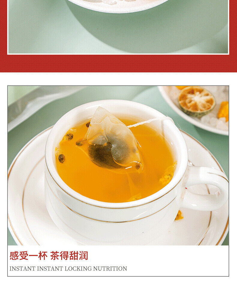 HelloYoung Green Orange Passion Fruit Tea 200g Summer Vitamin C Flower and Fruit Tea Punch