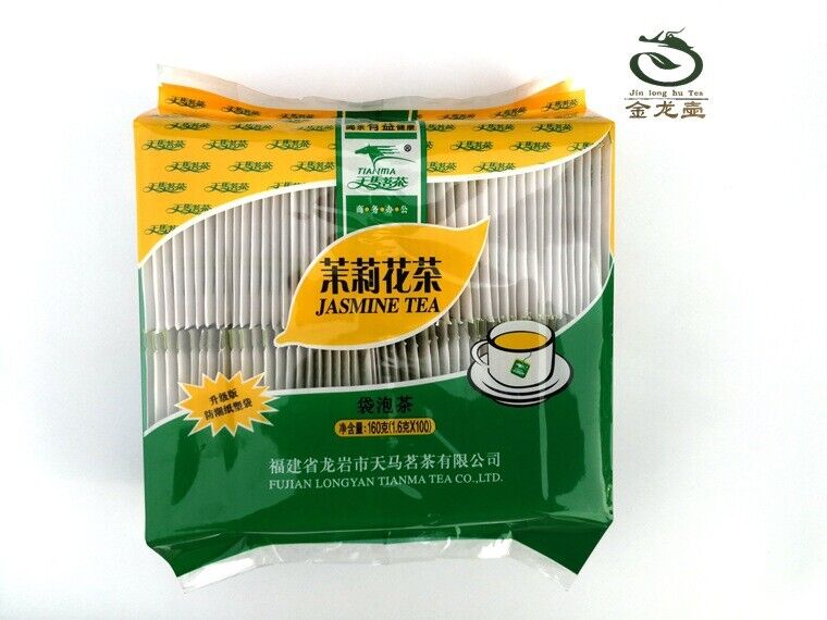 HelloYoung Green Tea Bags Disposable Tea Bags 100 sachets per bag 160g