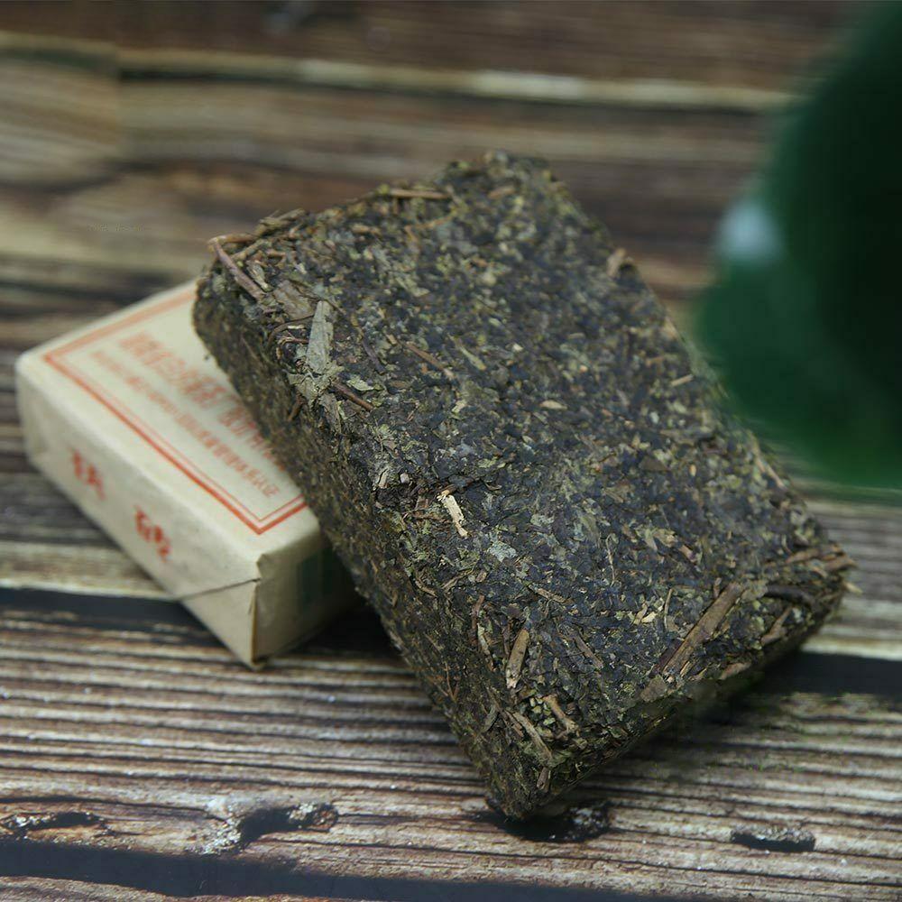 300g Premium Grade Anhua Baishaxi Golden Flower Dark Tea Fu Brick Secondary image