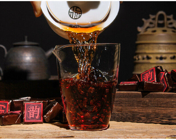 HelloYoung 500g Puerh Ripe Tea Menghai Mini Tuocha Pu'er Ripe Tea Yunnan Pu'er Tea