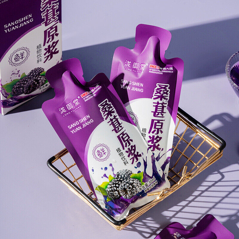 Mulberry Puree Sea Buckthorn Goji Berry Juice Ningxia Black Goji Herbal Drink