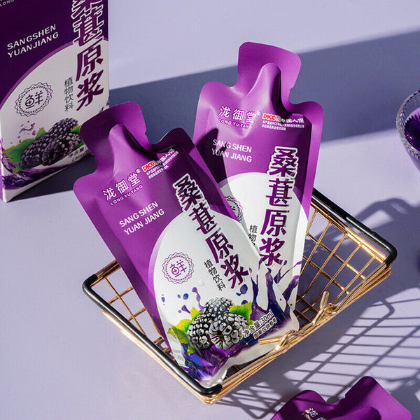 Mulberry Puree Sea Buckthorn Goji Berry Juice Ningxia Black Goji Herbal Drink
