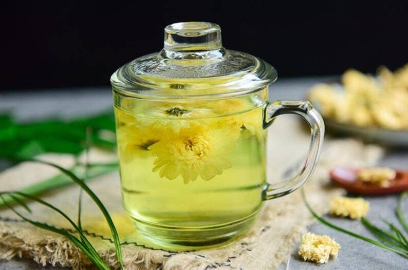 Organic Dried Chrysanthemum Buds Tea Relieve Stress High Quality