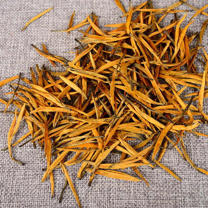 HelloYoung 500G Yunnan Fengqing black tea gold needle black tea whole bud straight strip
