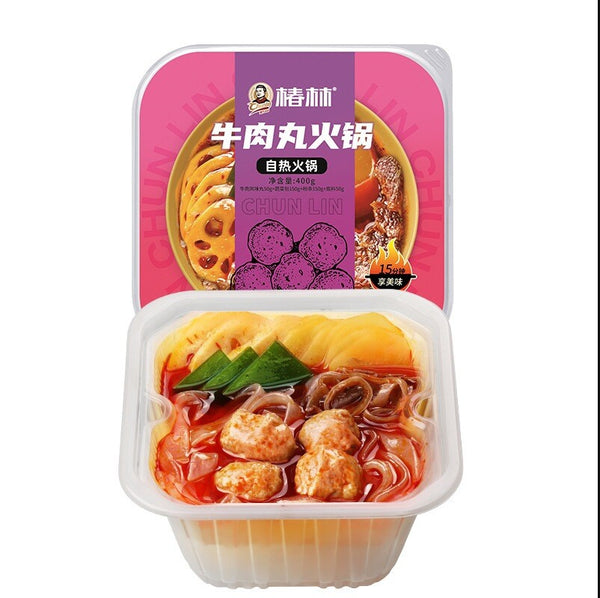 400g Hot Pot Beef Tripe Vegetables Fish Balls Fast Hot Pot Chunlin Self Heating