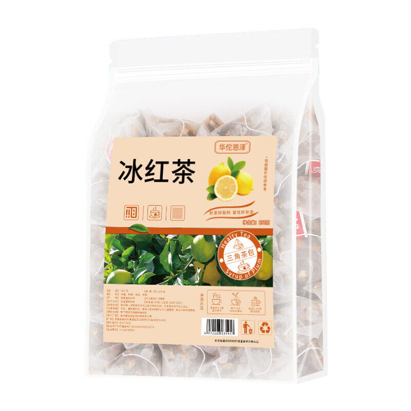 HelloYoung Iced Tea Triangle Bag Tea Hong Kong Style Lemon Iced Tea Flavor Tea Drinks 250g