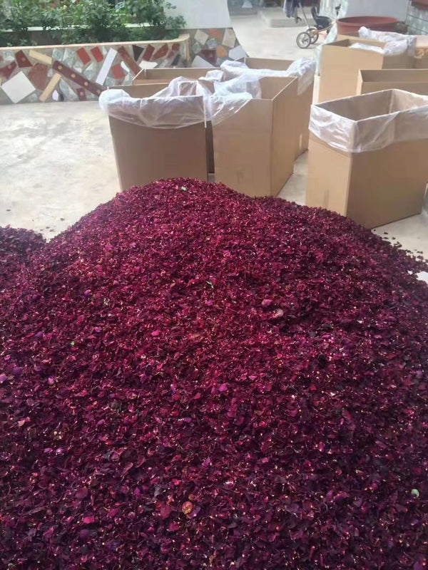 Premium Ink Red Rose PetalsEdible PetalsBulk French Ink Red Roses