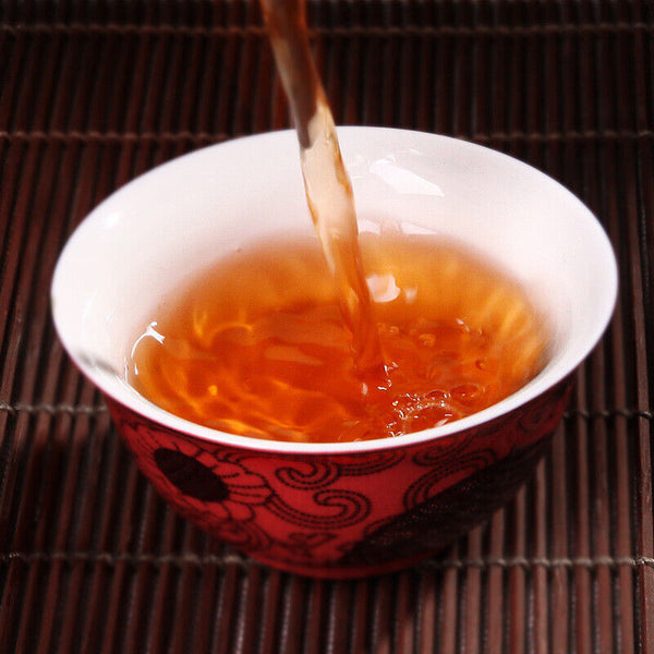 Yunnan Pu'er Tea Old Banzhang Mature Tea Qizi Cake Pu'er Tea Mature Tea 357g