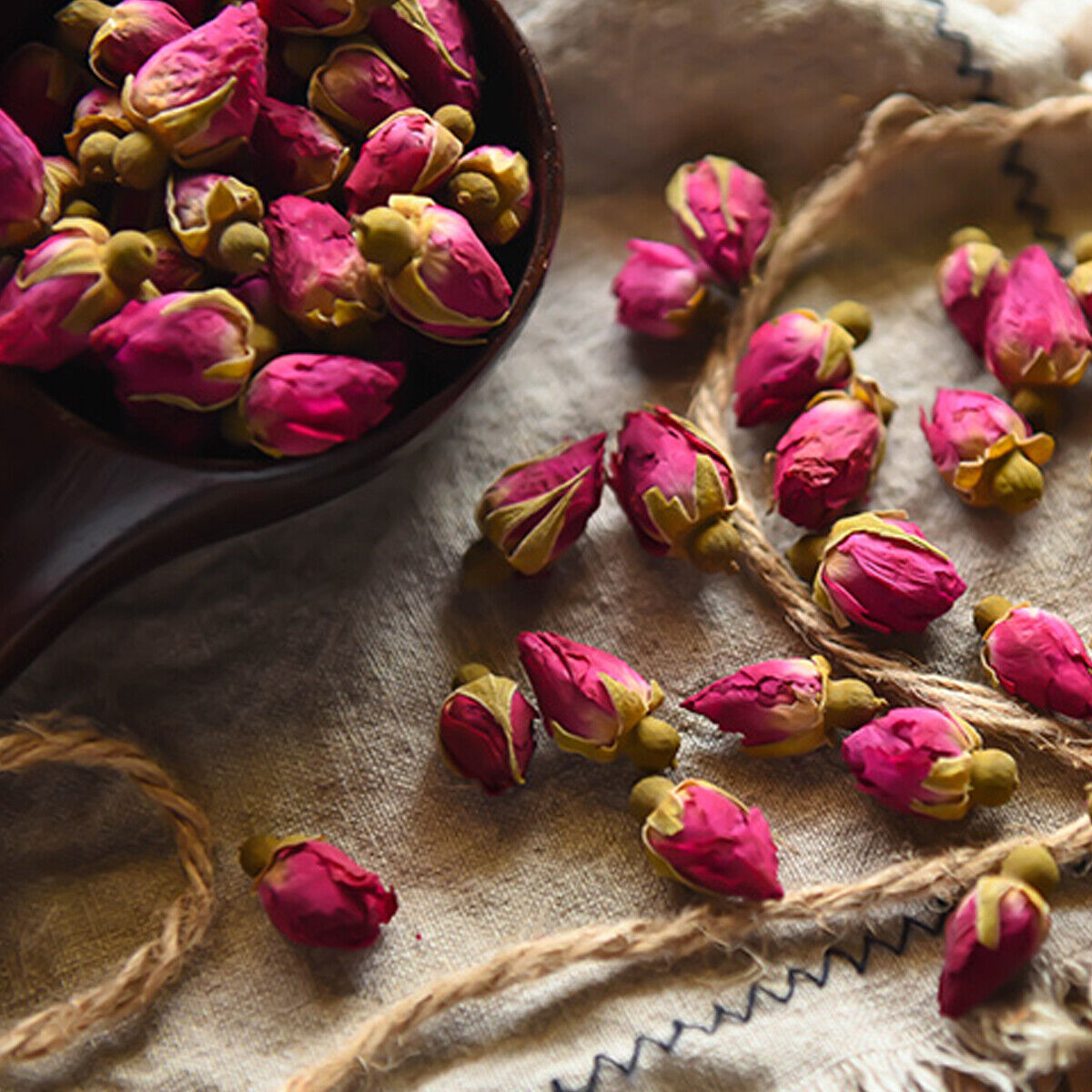 Dried Rosebud Without Sulfur Flower Bulk Chinese Tea HealthyFood Rose Flower Tea Secondary image