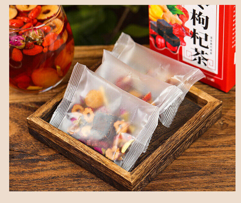 HelloYoung 150g Black sugar ginger date wolfberry tea brown sugar cinnamon flower tea