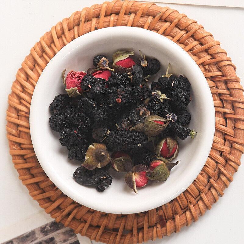 Natural high-quality Muse Tea Health Tea Black Wolfberry Mulberry Rose Tea Main image