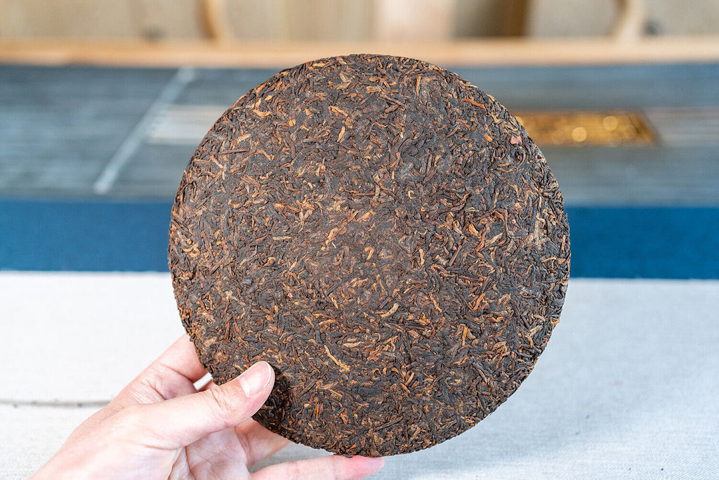 HelloYoung 357G Old Panzhang Puerh Tea Ripe Tea Yunnan Ancient Tree Aged Ripe Puerh Tea