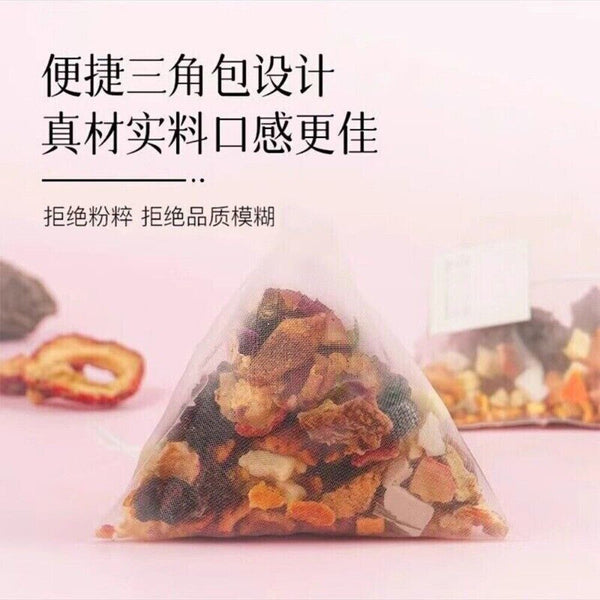 Plum Hawthorn Apple Rose Mulberry Tangerine Peel Herbal Fruit Tea Blend
