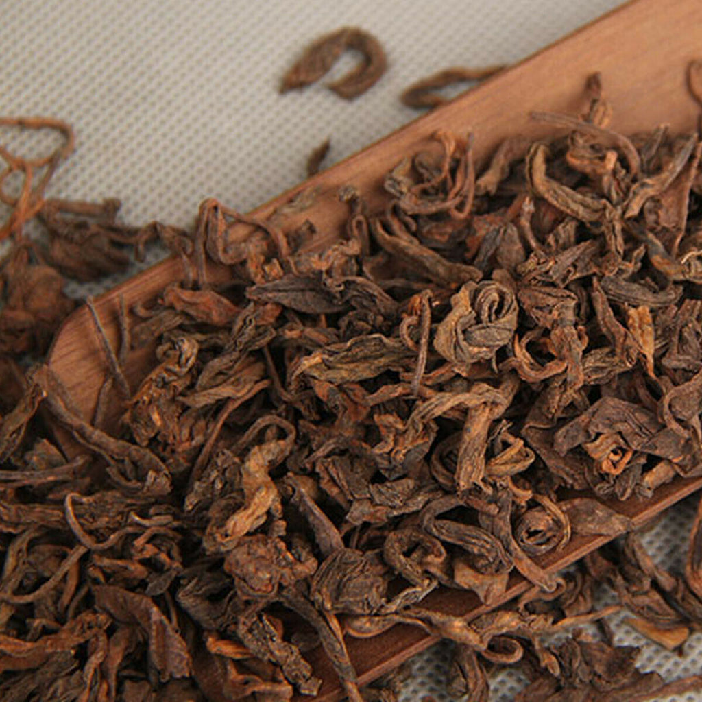 HelloYoung Ripe Puerh Tea Loose Tea Ancient Tree Bamboo Basket Packing Spring Puer Tea 800g