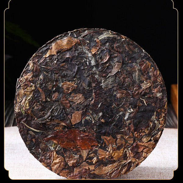 HelloYoung 200g Big Leaf Weight Loss Healthy Drink White Tea Cake Top Yunnan Old White Tea