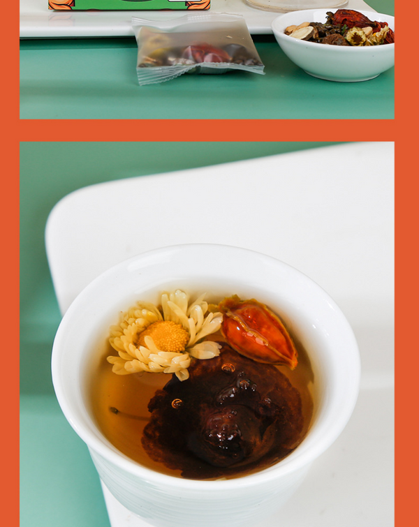 HelloYoung Fatty Sea Chrysanthemum Tea 120g Luo Han Guo Honeysuckle Clear Tea