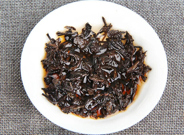 357g Menghai Pu'er Tea Brown Mountain Palace Pu'er Cooked Old Tree Tea Cake