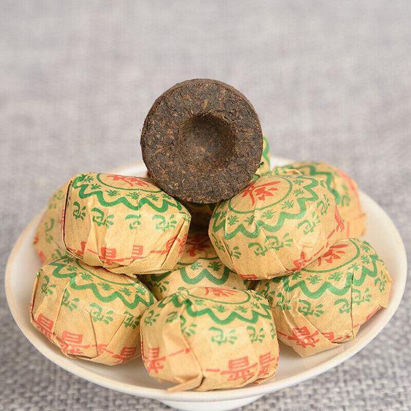 Yunnan Puerh Ripe Tea Leaves Original Ripe Tea Small Golden Tuo