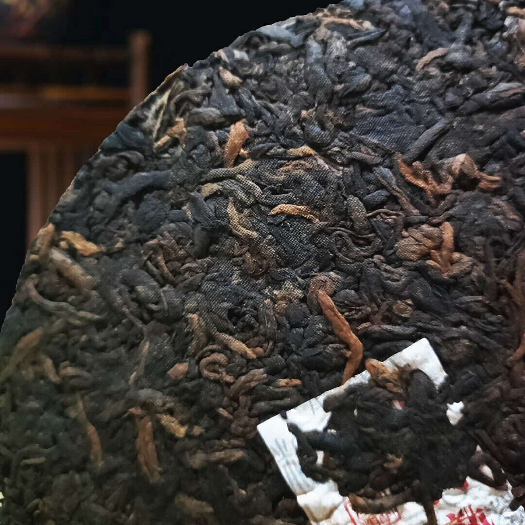 HelloYoung Ripe Puerh Tea Ancient Tree Tea Aged Mellow Lubricated Sweet 357g/12.59oz