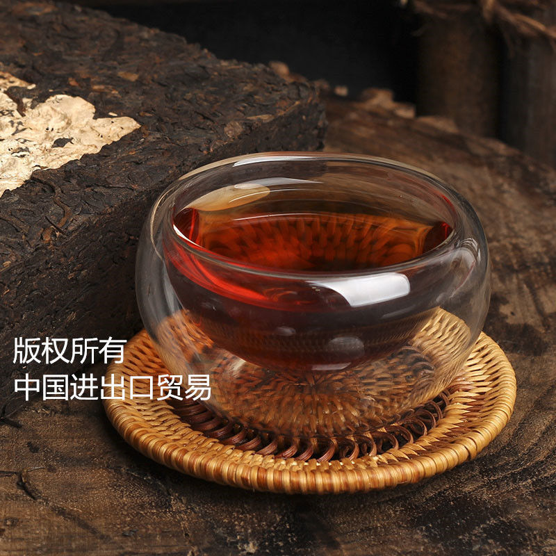 HelloYoungRipe Pu Er Brick 250g Oldest Puer Tea Honey Sweet Dull-red Puerh Tea Black Tea