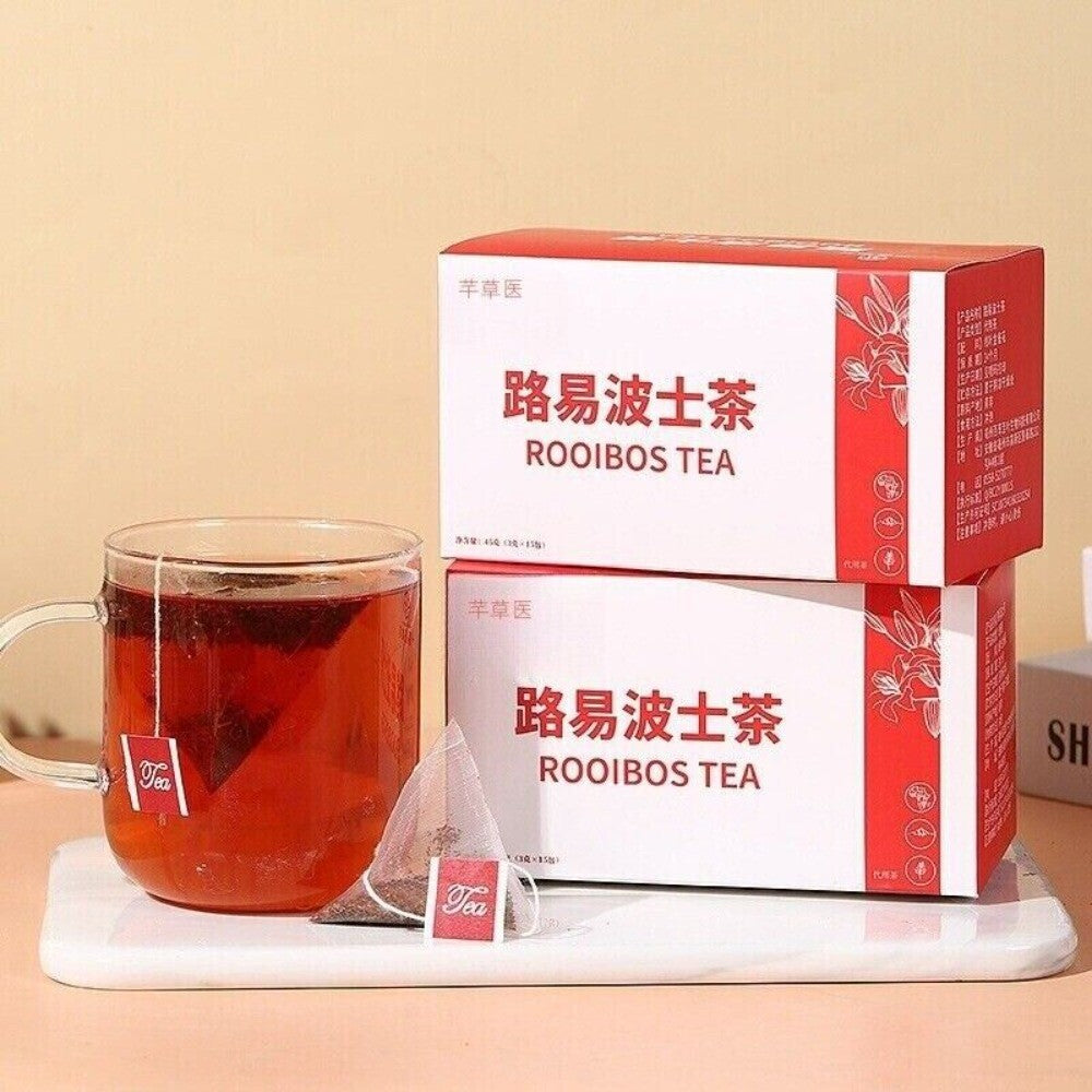 Honeybush Rooibos Tea Premium Flavored Natural Sweet Triangle Tea Bags Main image