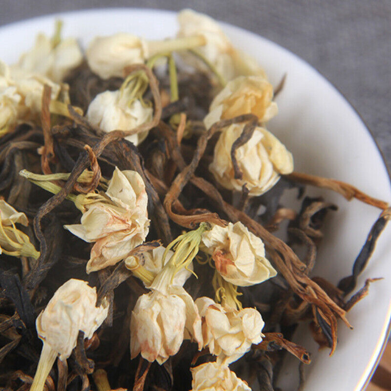 500g/1.1LB Dian Hong Tea Jasmine Black Tea Fengqing  Leaves Red Gold Buds Bulk